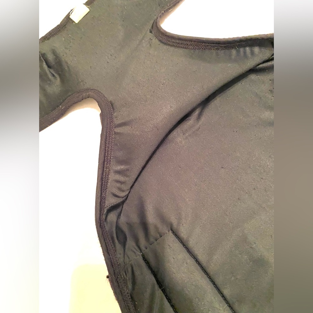 Brown/ Black Fleece Dog Coat by Apache River, Size Small/ Medium Dog - Picture 10 of 11